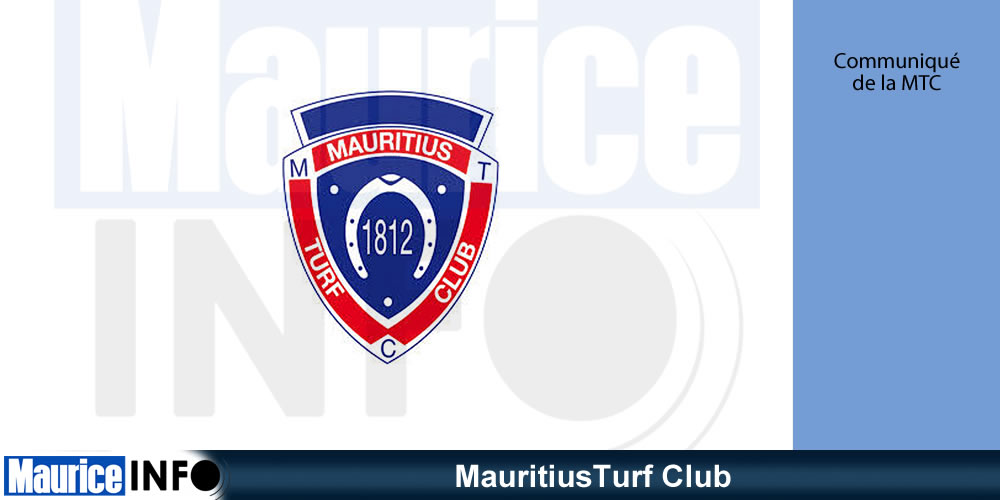 Communiqué MauritiusTurf Club - MauritiusTurf Club Communiqué